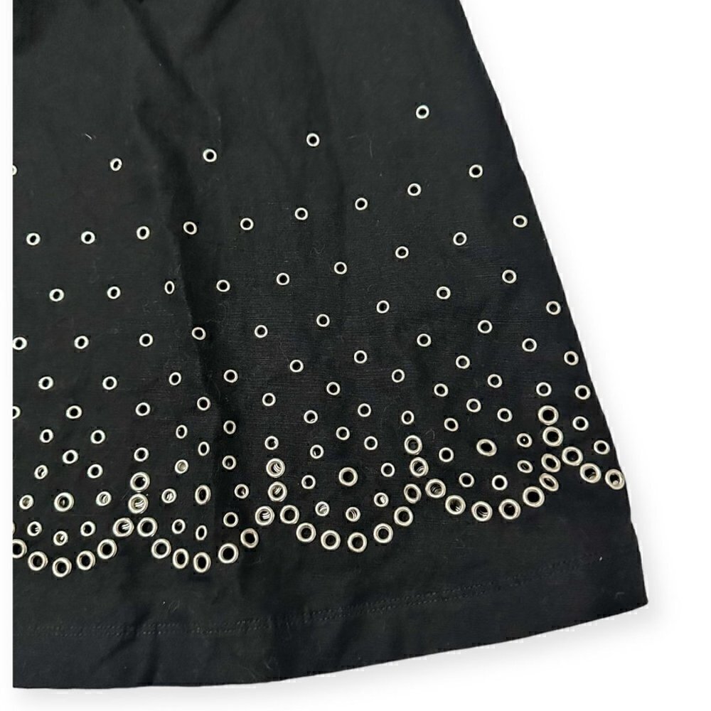 Alexander Wang Black Mini Dress with Studs, Size 10 - Picture 8 of 13